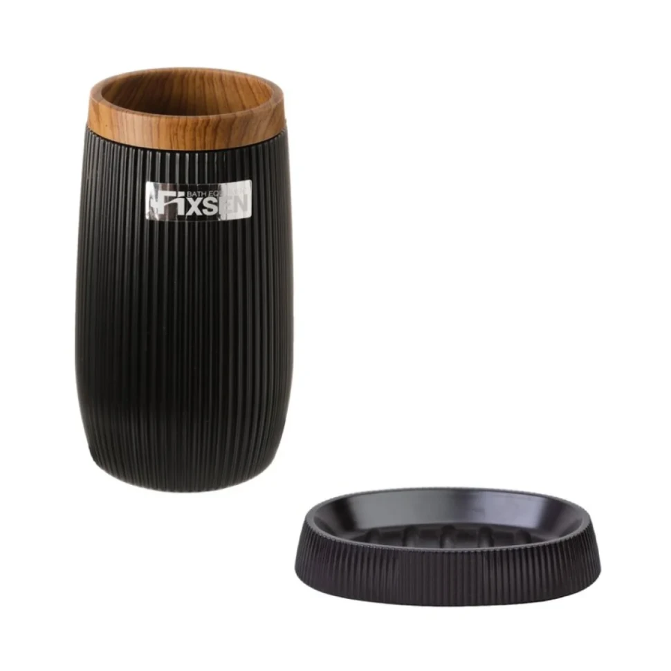 Набор Стакан Fixsen Magic Wood 46006 + Мыльница 46009