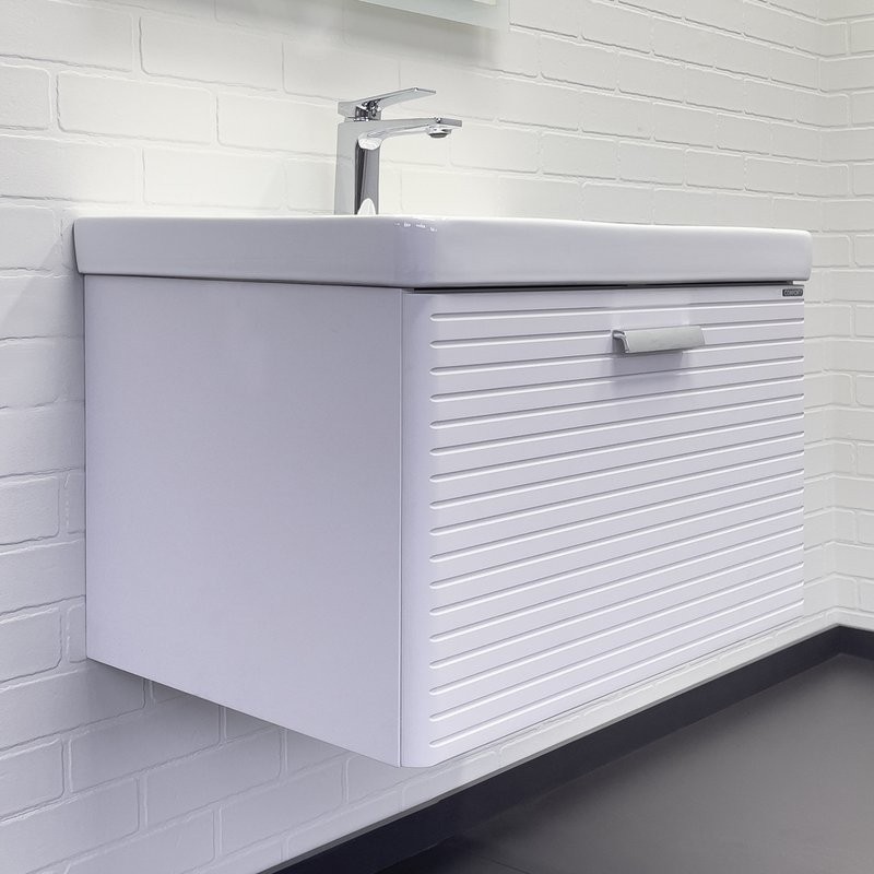 Мебель для ванной комнаты Comforty Танжер 70П подвесная, матовая белая