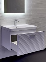 Мебель для ванной комнаты Comforty Танжер 70П подвесная, матовая белая