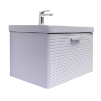 Мебель для ванной комнаты Comforty Танжер 70П подвесная, матовая белая