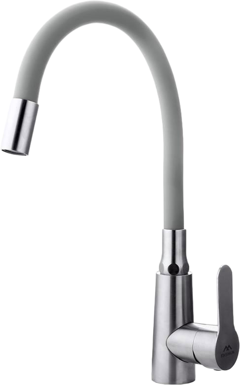 Смеситель для кухни Fashun A54301-12 сатин, серый