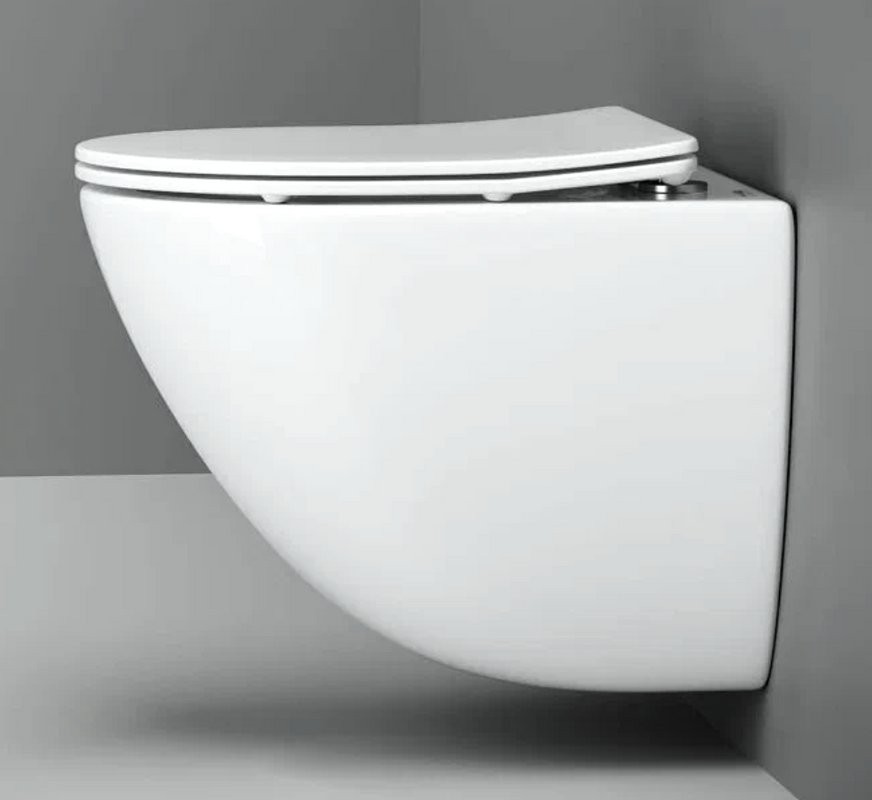 Комплект Унитаз подвесной Bauedge Bau Dream PRO-2 безободковый, с микролифтом, белый + Крепления Geberit Duofix 111.815.00.1 к стене + Звукоизоляция + Инсталляция UP 320 111.300.00.5 + Кнопка Sigma 01 115.770.11.5 белая