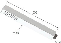 Душевая лейка Remer 317SDX