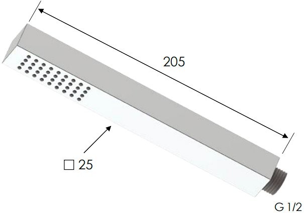 Душевая лейка Remer 317SDX