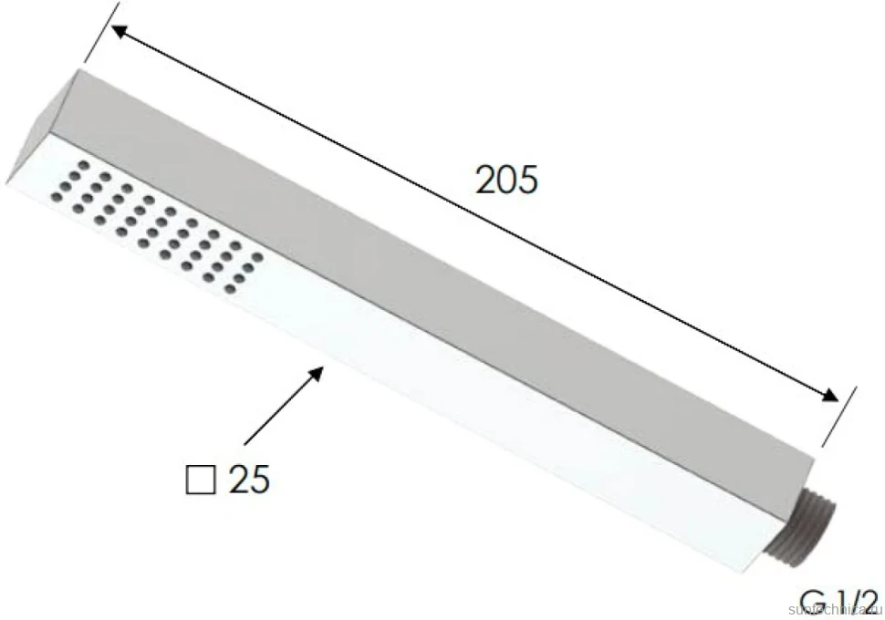 Душевая лейка Remer 317SDX