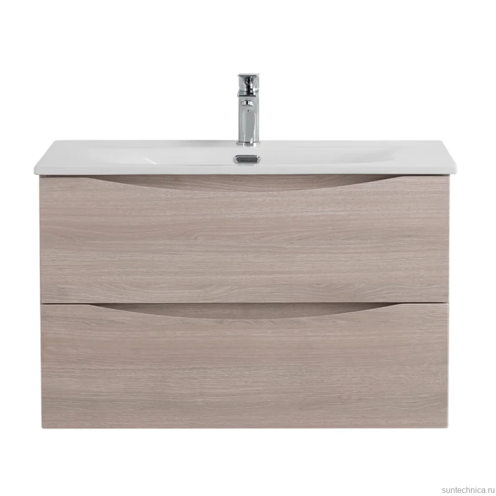 Тумба с раковиной BelBagno Marino-cer-n 90 подвесная, rovere grigio