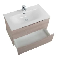 Тумба с раковиной BelBagno Marino-cer-n 90 подвесная, rovere grigio