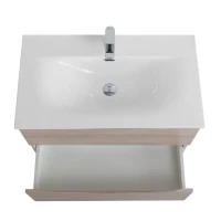 Тумба с раковиной BelBagno Marino-cer-n 90 подвесная, rovere grigio