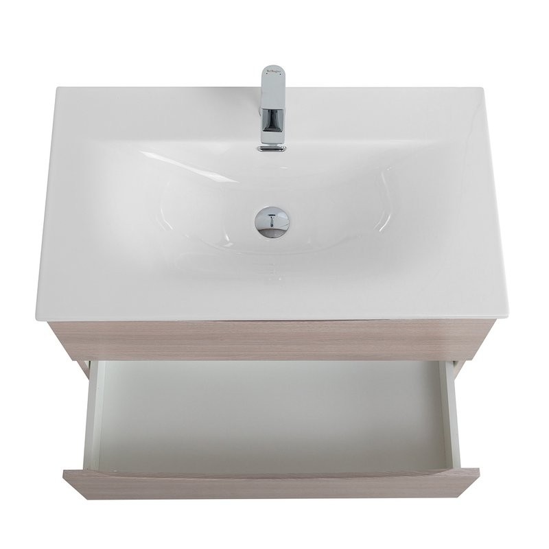 Тумба с раковиной BelBagno Marino-cer-n 90 подвесная, rovere grigio