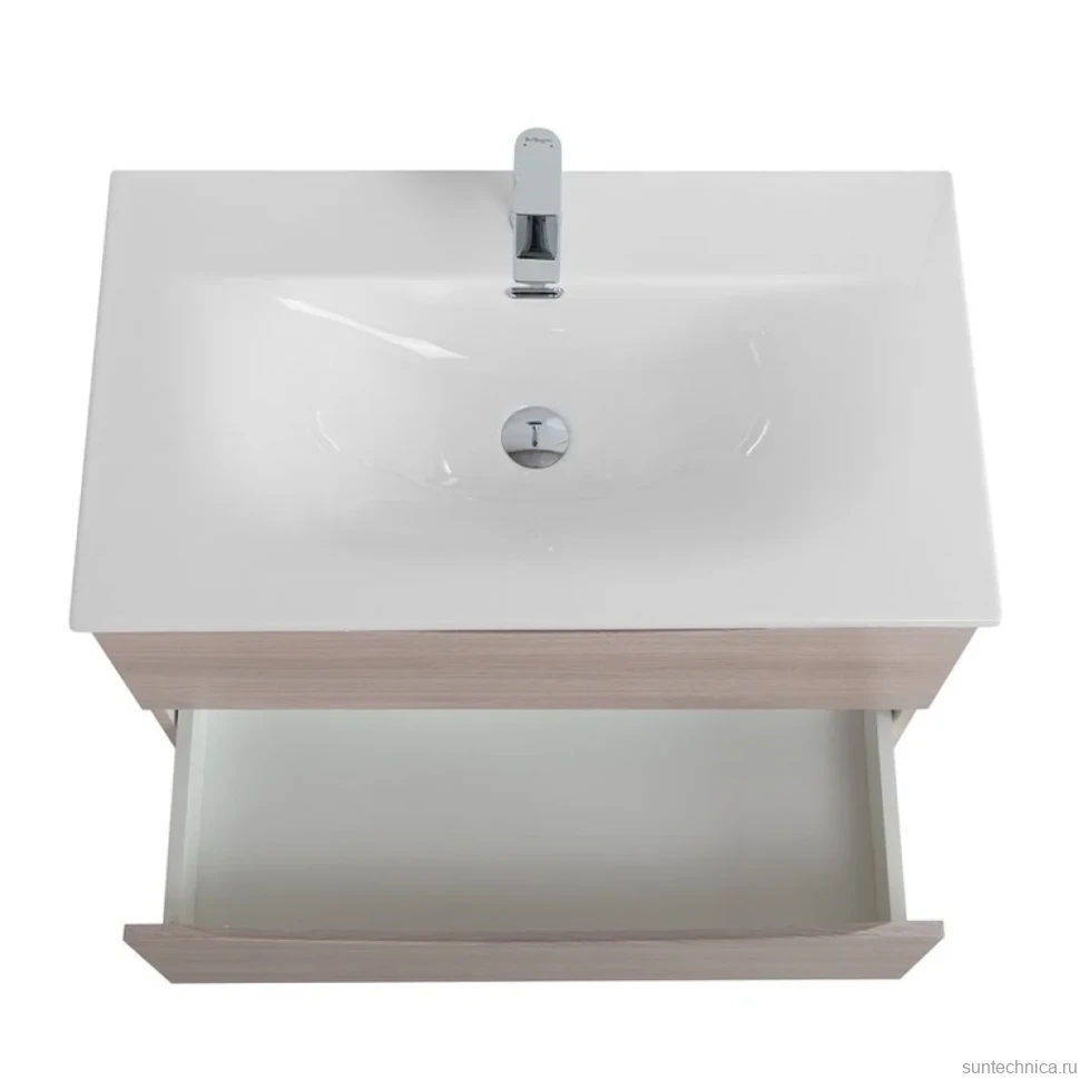 Тумба с раковиной BelBagno Marino-cer-n 90 подвесная, rovere grigio