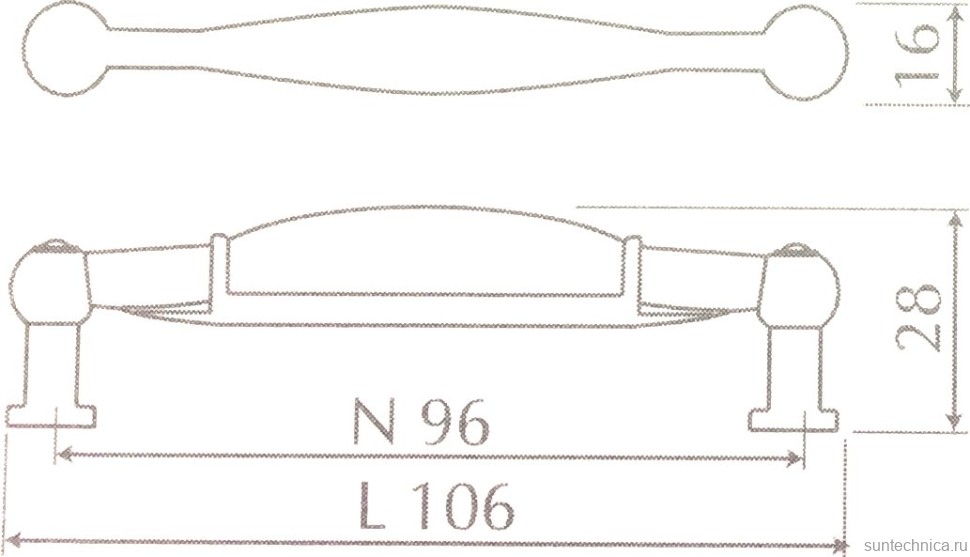 Тумба под раковину Style Line Олеандр-2 65 Люкс 3 ящика, белая