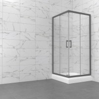 Душевой уголок Triton Фикс Графит Щ0000077408 90х90 см с поддоном Душевой уголок Triton Фикс Графит Щ0000077408 90х90 см с поддоном
