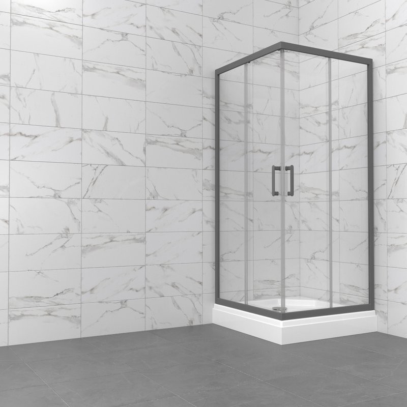 Душевой уголок Triton Фикс Графит Щ0000077408 90х90 см с поддоном