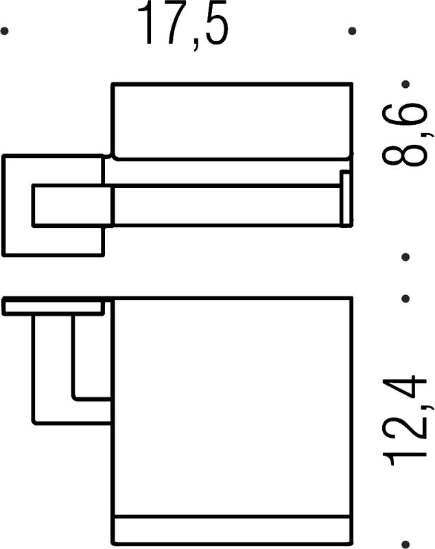 Набор Держатель Colombo Design BasicQ B3791.CR + Ершик B3707.CR