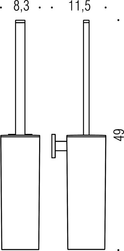 Набор Держатель Colombo Design BasicQ B3791.CR + Ершик B3707.CR