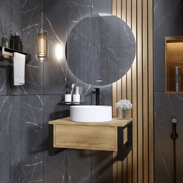 Мебель для ванной комнаты Grossman Фарго 70 дуб галифакс