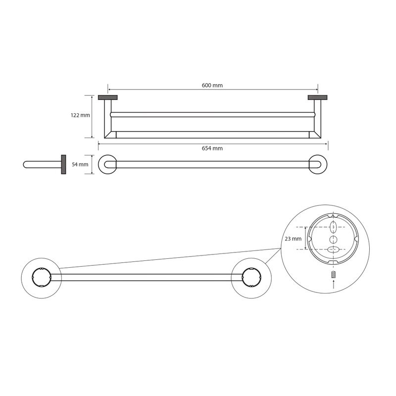 Держатель для полотенец Bemeta Stella 166204052 серебро