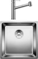 Комплект Мойка Blanco Andano 400-IF + Смеситель Ambis-S 523119
