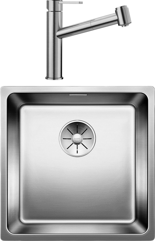 Комплект Мойка Blanco Andano 400-IF + Смеситель Ambis-S 523119