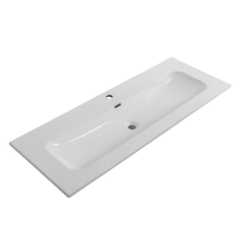 Тумба с раковиной Cezares Eco Cer-N 120 grafito, раковина Eco 120, ручки серые