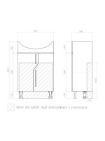 Тумба под раковину Vigo 225