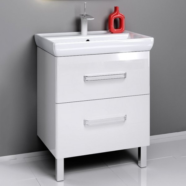 Тумба с раковиной Aqwella Neo напольная