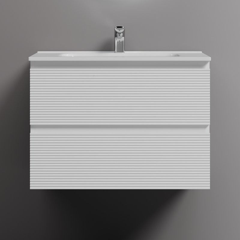 Тумба под раковину Sancos подвесная Folk 2я цв. Bianco FL70W