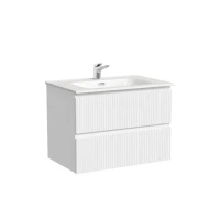 Тумба под раковину Sancos подвесная Folk 2я цв. Bianco FL70W