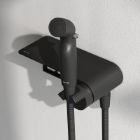Гигиенический душ AM.PM Func F0H8F922 С ВНУТРЕННЕЙ ЧАСТЬЮ, со смесителем, черный