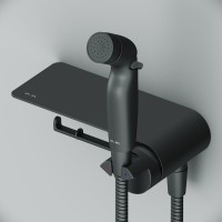 Гигиенический душ AM.PM Func F0H8F922 С ВНУТРЕННЕЙ ЧАСТЬЮ, со смесителем, черный