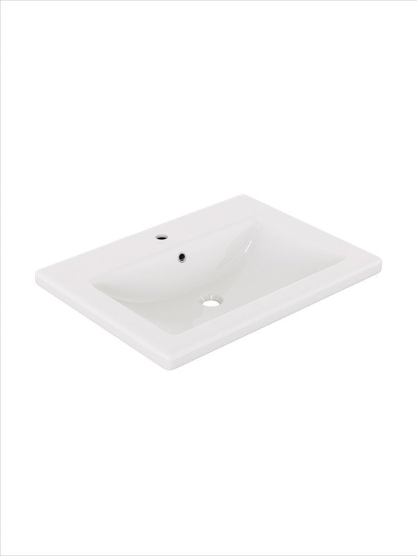 Мебель для ванной комнаты SanStar Ориана 60 подвесная, серая, раковина Cersanit Como 60