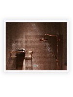 Зеркало Alavann Emma 100x80 с подсветкой, с антизапотеванием