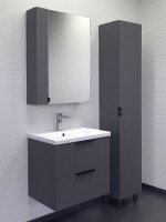 Мебель для ванной комнаты Comforty Лима 60П2 подвесная, антрацит