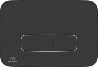 Комплект Унитаз подвесной Ideal Standard IdealMood T4665V3 безободковый, с микролифтом, матовый черный + Инсталляция ProSys R0308A6 с кнопкой смыва черной матовой