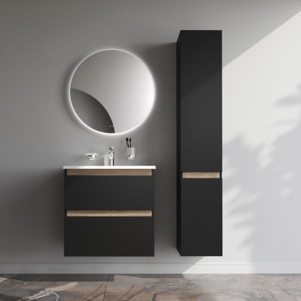 Мебель для ванной комнаты AM.PM X-Joy 65 подвесная, черная матовая