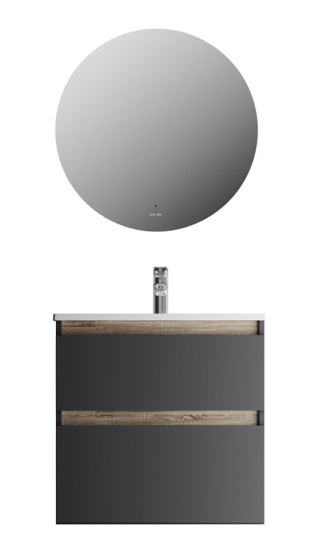 Мебель для ванной комнаты AM.PM X-Joy 65 подвесная, черная матовая