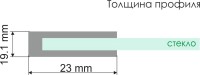 Душевая дверь в нишу Wasserkraft Neime 19P 05