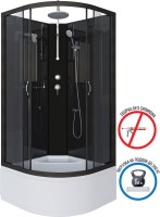 Душевая кабина Niagara Classic NG-6508-14BKT 90x90 см, без крыши, с тропическим душем