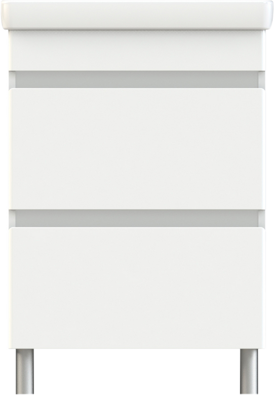 Тумба с раковиной Orange Topline Lyon 60 белый глянец