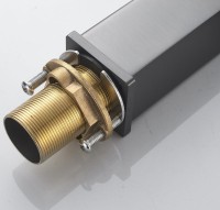 Смеситель для раковины Shevanik S9701T оружейная сталь