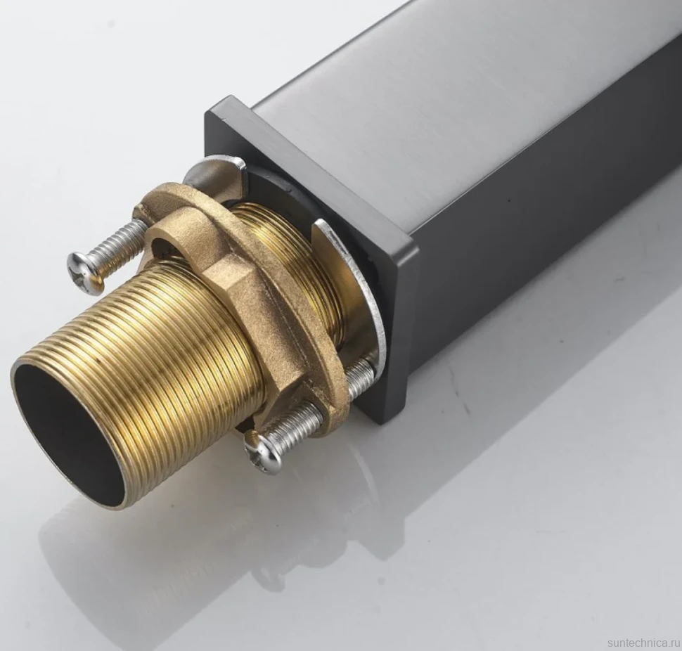 Смеситель для раковины Shevanik S9701T оружейная сталь