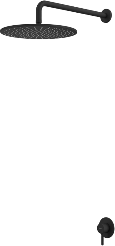 Душевой комплект WHITECROSS Y YSET01BL С ВНУТРЕННЕЙ ЧАСТЬЮ, черный