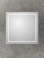 Зеркало BelBagno Kraft 90x80, с подсветкой, с подогревом, сатин