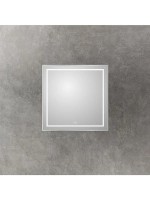 Зеркало BelBagno Kraft 90x80, с подсветкой, с подогревом, сатин