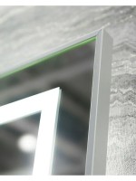 Зеркало BelBagno Kraft 90x80, с подсветкой, с подогревом, сатин