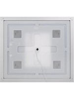 Зеркало BelBagno Kraft 90x80, с подсветкой, с подогревом, сатин