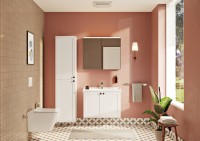 Зеркало-шкаф VitrA Core 80 с подсветкой, антрацит