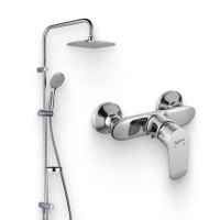 Душевой комплект Смеситель для душа Damixa Palace Grand 462000000 + Стойка RedBlu Palace Evo 974200063