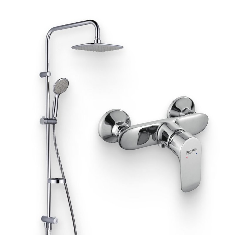 Душевой комплект Смеситель для душа Damixa Palace Grand 462000000 + Стойка RedBlu Palace Evo 974200063