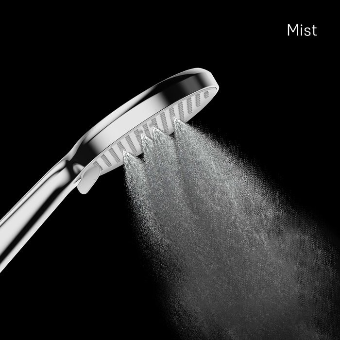 Душевая лейка Milardo Ideal Spa ILS3FCRM18 глянцевый хром